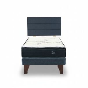 Cama Europea 1 Plaza 190 Plus Respaldo Atacama