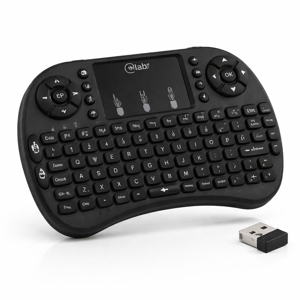 Teclado Mini Wireless Mlab Smart Tv Con Touch Pad Usb image number 0.0