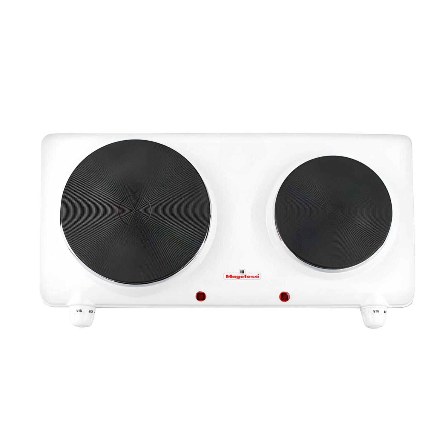 Cocina Electrica 2 Platos 2250w Blanco Mgf8023 image number 1.0
