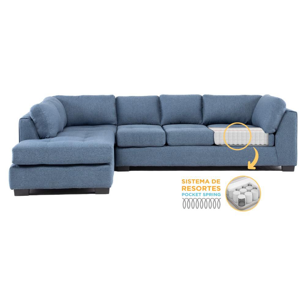 Sof&aacute; Seccional Living Factory Londres Izquierdo / 7 Cuerpos image number 2.0