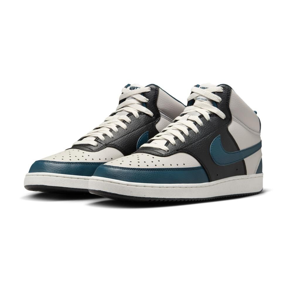 Zapatilla Urbana Hombre Nike Court Vision Mid Next Nature Blanco/negro image number 1.0