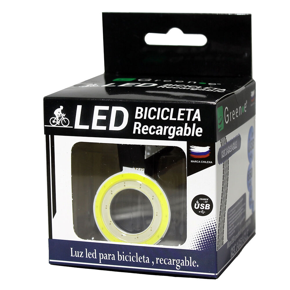 Luz Led Para Bicicleta. Recargable Vía Usb image number 0.0