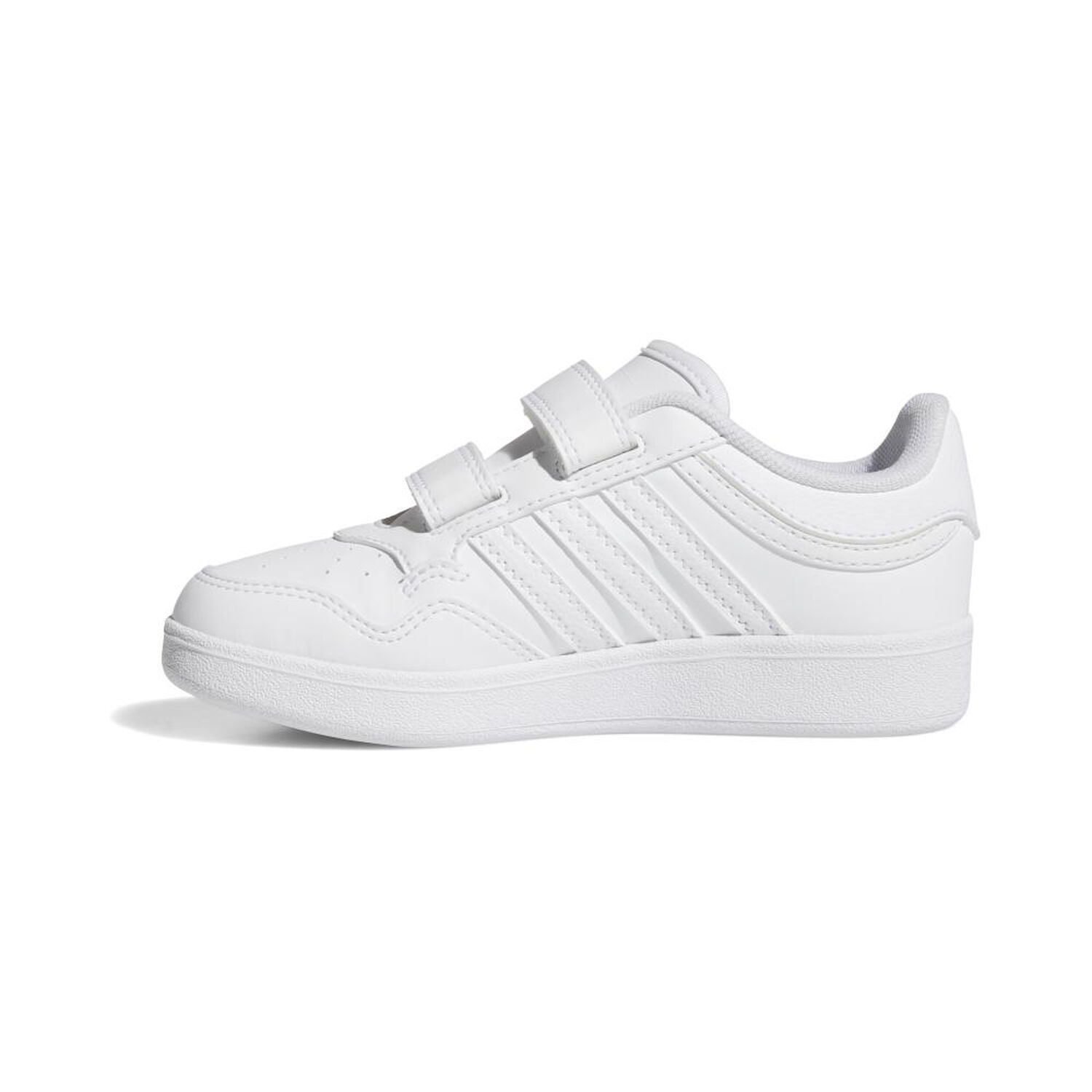 Zapatilla Infantil Unisex Adidas Hoops 4.0 Blanco image number 3.0