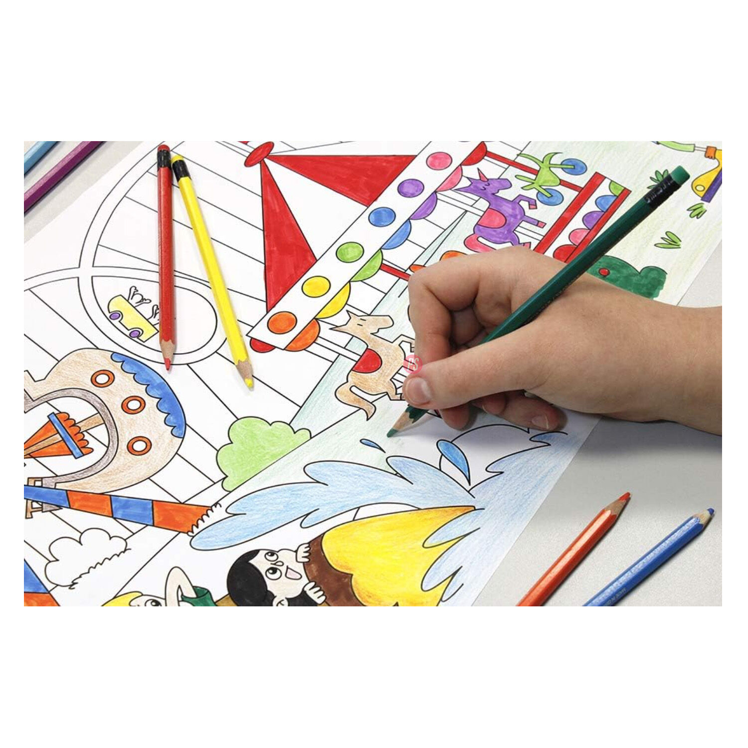 Adhesivo Para Colorear Dise&ntilde;o Parque 4mts - Ps image number 1.0