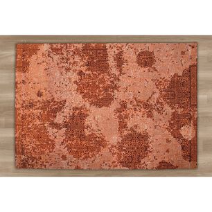 Pack Jacquard Tonos Tierra (alfombra + Taburete) 150x240
