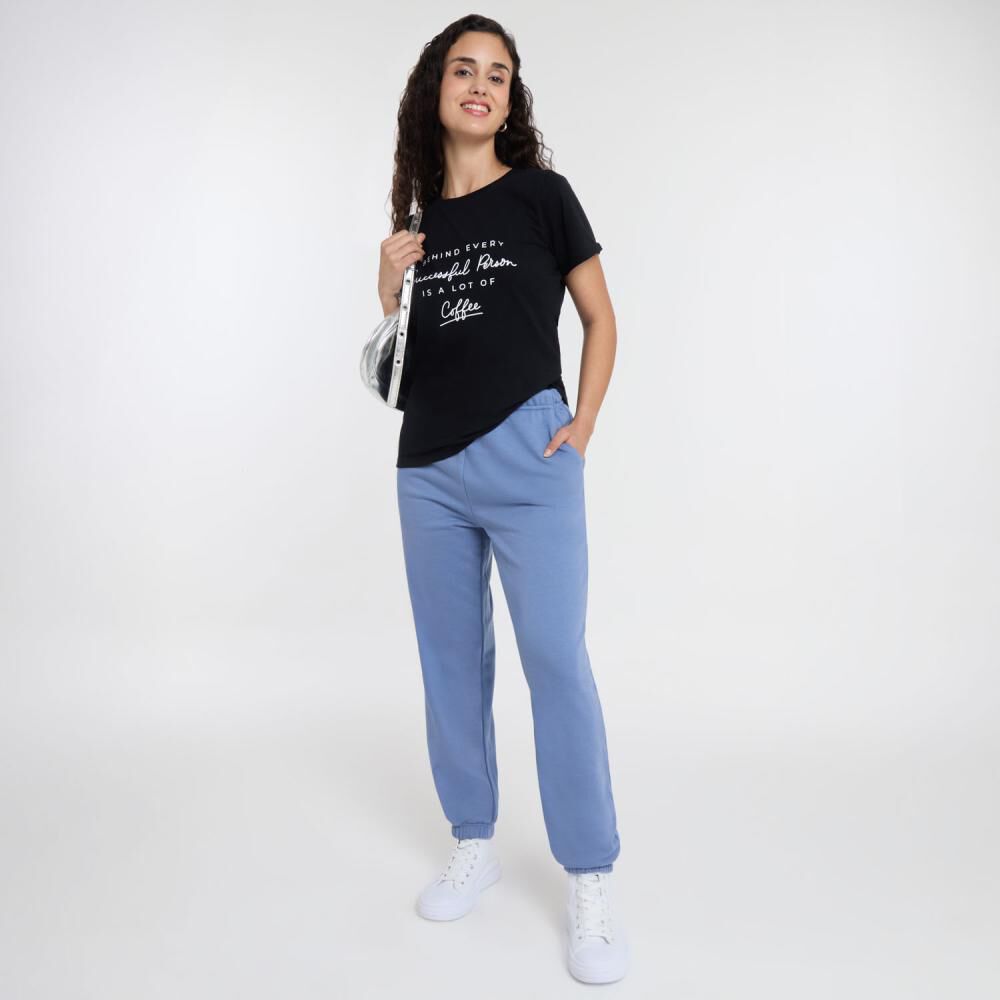 Polera Manga Corta Cuello Redondo Mujer Freedom image number 1.0