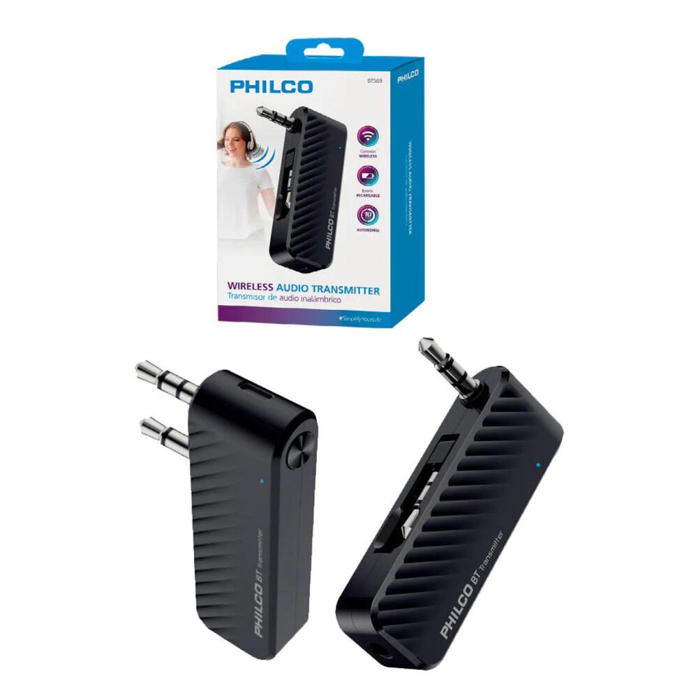 Transmisor De Audio Bluetooth 5.1 Negro Bt569 image number 3.0