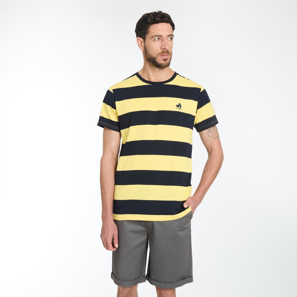 Polera Regular Manga Corta Cuello Redondo Hombre The King's Polo Club image number 0.0