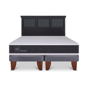 Cama Europea Cic Ortopedic / King / Base Dividida + Respaldo