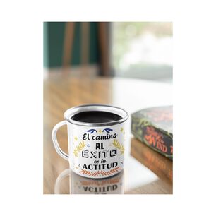 Taza Enlozada Lechera El Camino Al Exito Son La Actitud
