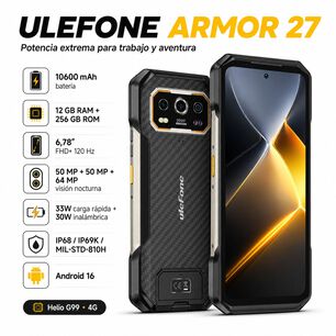Ulefone Armor 27 Celular Rugged 24gb 256gb 10600mah