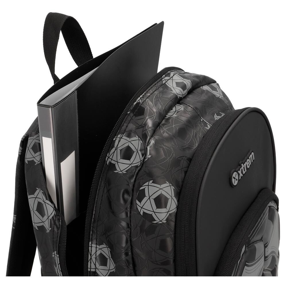 Mochila Xtrem Logan 6xt F&uacute;tbol Negro image number 6.0