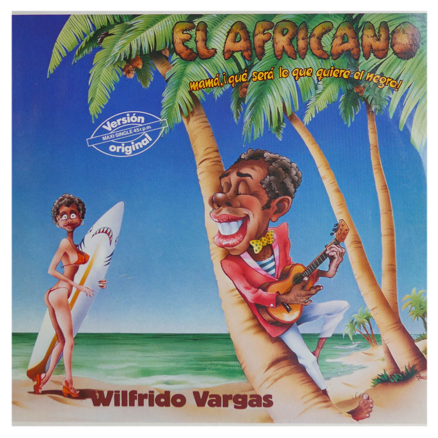 Wilfrido Vargas - El Africano | 12" Maxi Single Usado image number 0.0