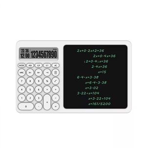 Tableta De Escritura Digital Con Calculadora Recargable Y Pantalla Lcd