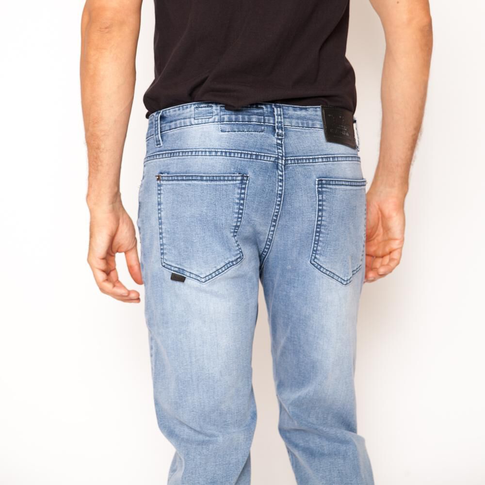 Jeans Tiro Medio Straight Hombre Ellus image number 4.0