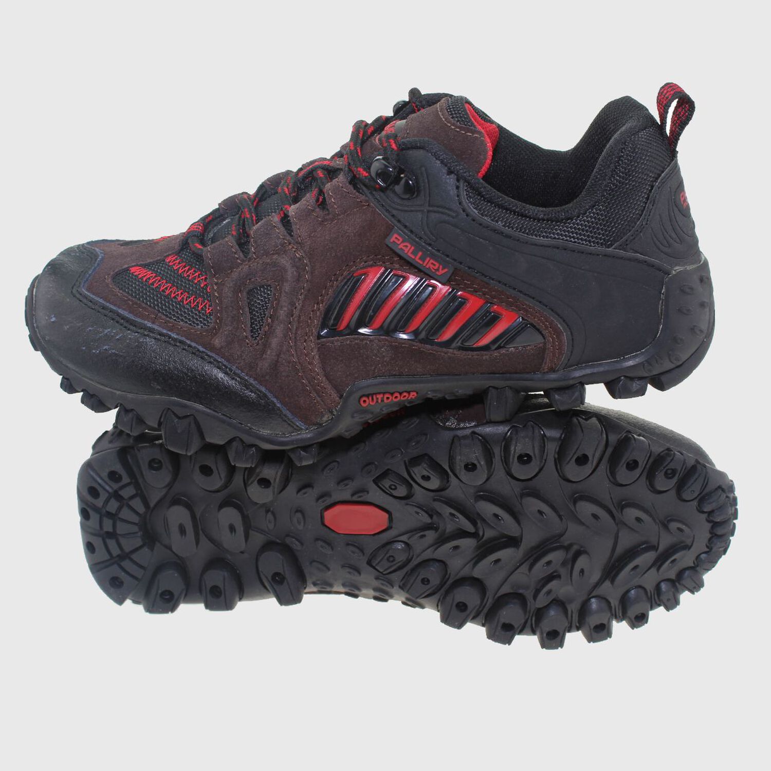 Zapatilla Outdoor Chocolate/rojo V&iacute;a Franca Art. 4hy007903 image number 5.0