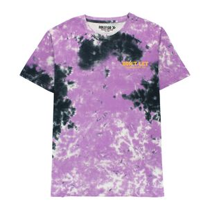 Polera Regular Slim Tie Dye Manga Corta Cuello Redondo Hombre Rolly Go