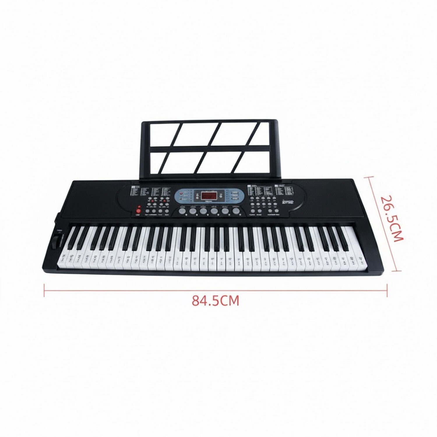 Teclado 61 Teclas Piano Mls 6639 Musical Con Microfono image number 6.0