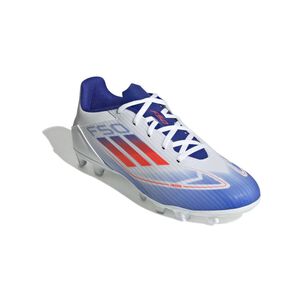 Zapato De Fútbol Hombre Adidas F50 Club Fxg Blanco/azul