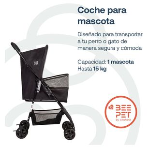 Coche Mascota Plegable Bebesit Light Perro Gato Negro Beepet