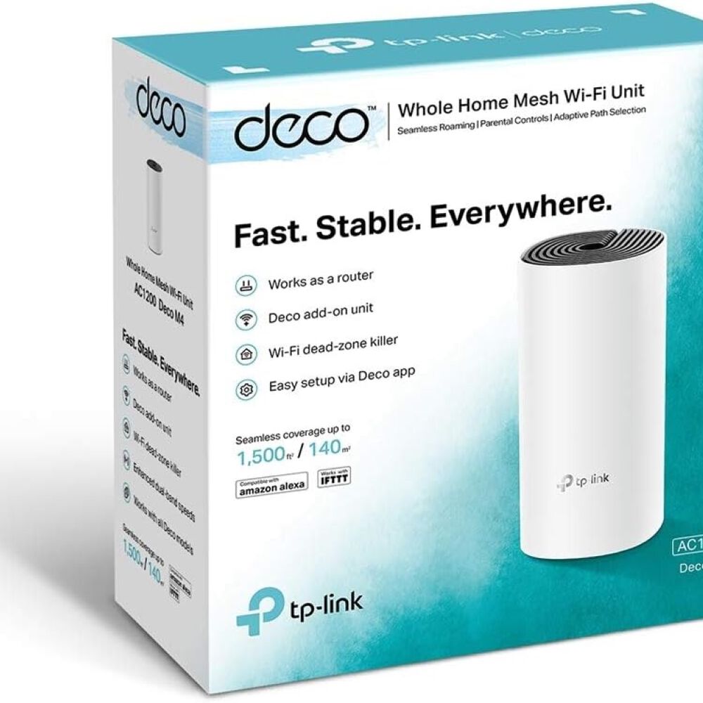 Extensor Tp-link Wi-fi Mesh Ac1200 Deco M4 1 Unid Blanco image number 4.0