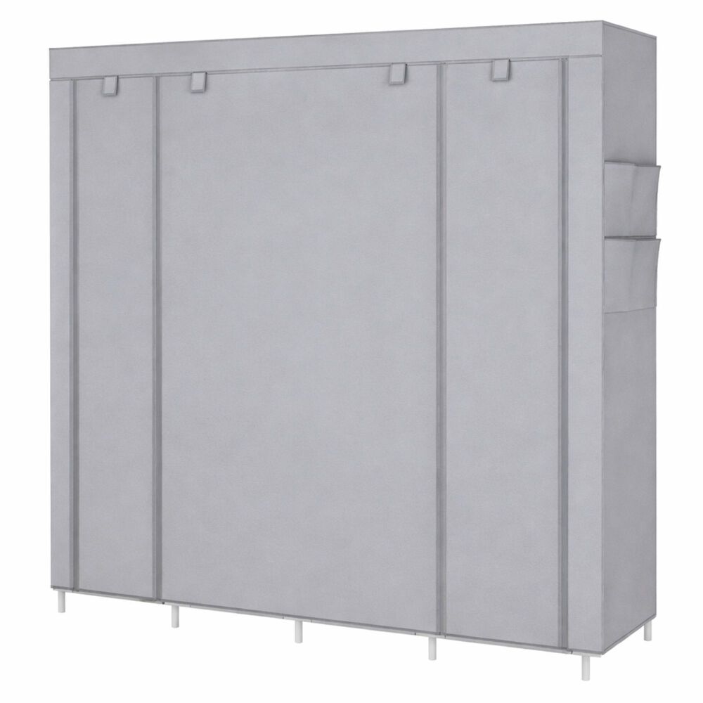 Armario Closet Ropero Armable Organizador Colgador Xl Gris image number 3.0