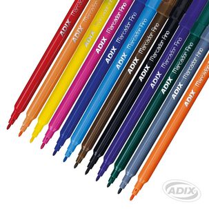 Pack X 20 Set De 12 Marcadores Punta Fina Para Manualidades Y Trabajos Escolares