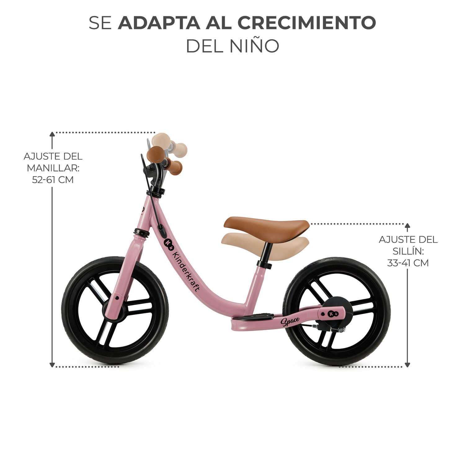 Bicicleta De Balance Space Dark Pink image number 2.0