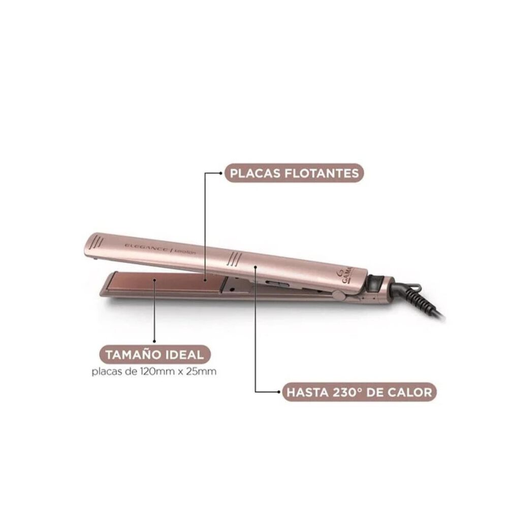 Alisador Plancha De Pelo 220c 46w Elegance Keration St image number 2.0
