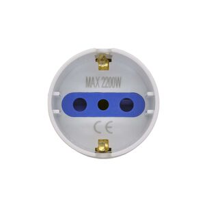 Adaptador Schuko Macrotel - 2200w - Certificado Sello Sec