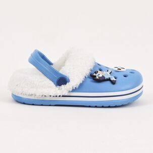 Zueco De Eva Ni&ntilde;o Chiporro Pins F&uacute;tbol Azul Bluey