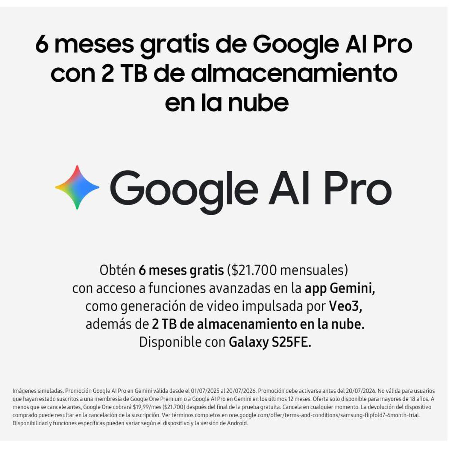 Smartphone Samsung Galaxy S25 FE / 5G / 256 GB / Negro Intenso / Liberado image number 3.0