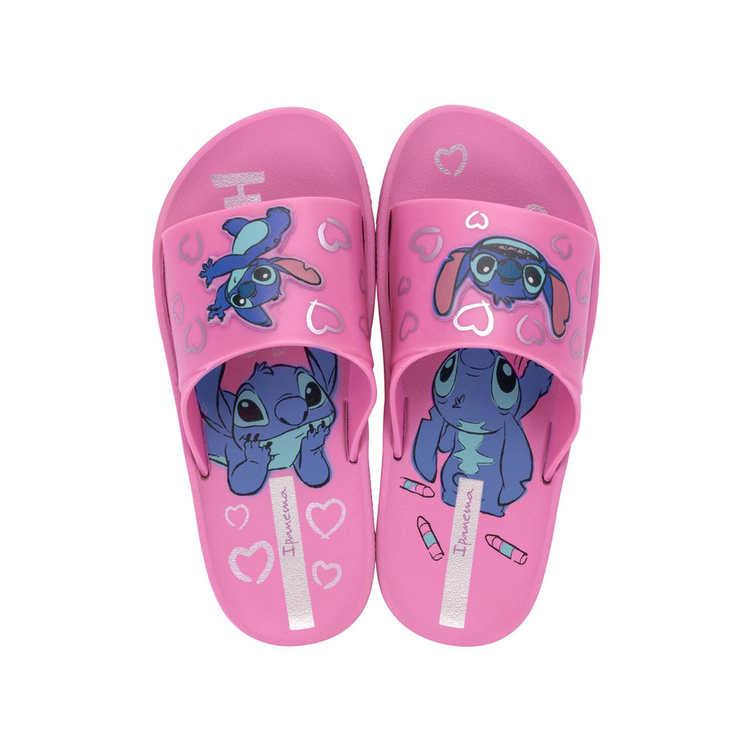 Sandalia Infantil Rosa Disney Fun Ipanema image number 0.0