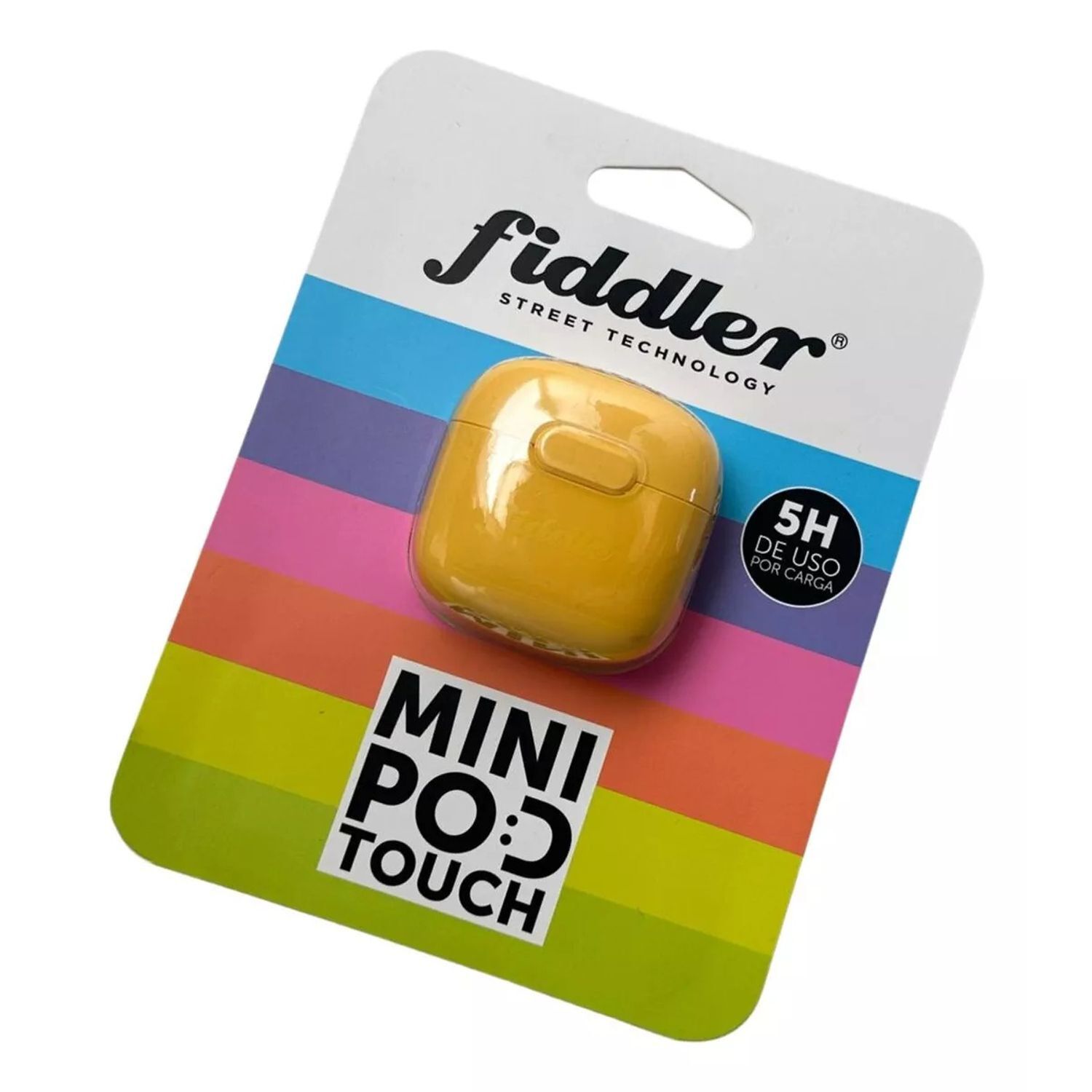 Audifonos In Ear Bluetooth Fiddler Mini Amarillo Android Ios image number 3.0