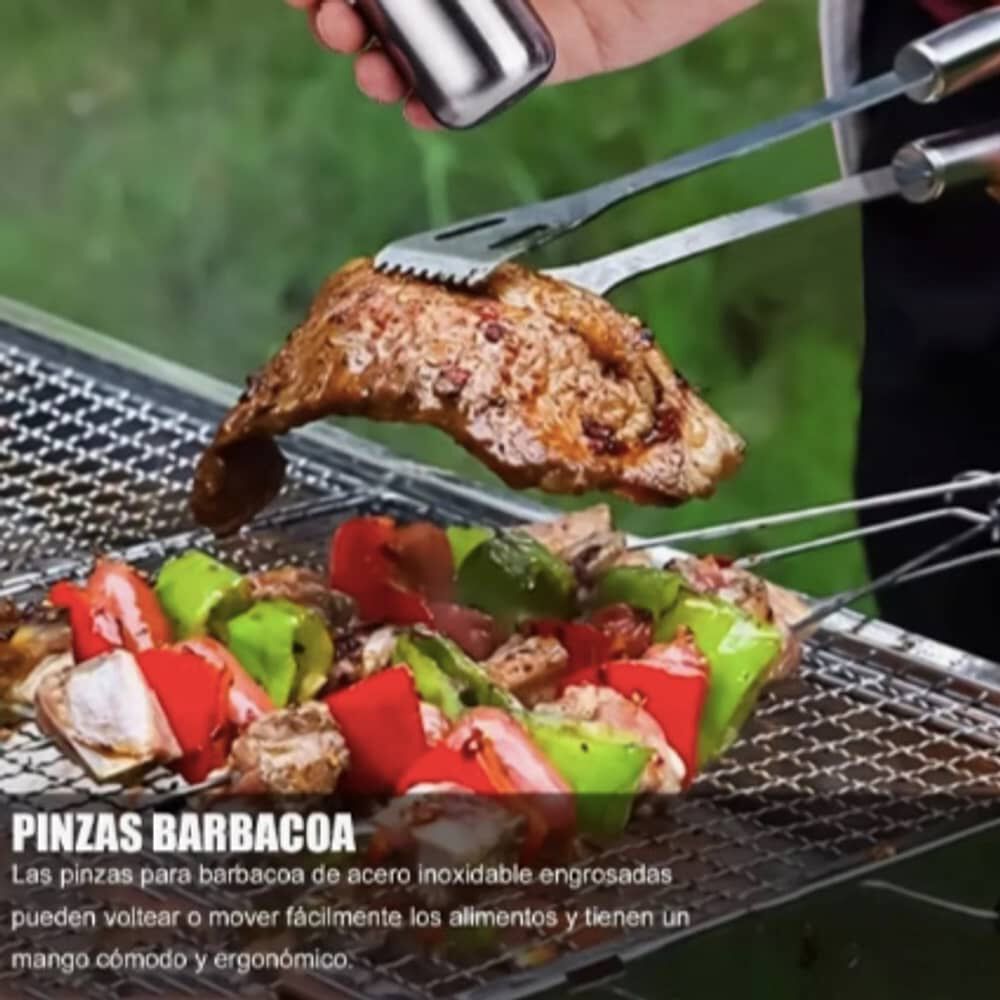 Juego De Utensilios De Acero Inox Para La Parrilla 25 Uds image number 4.0
