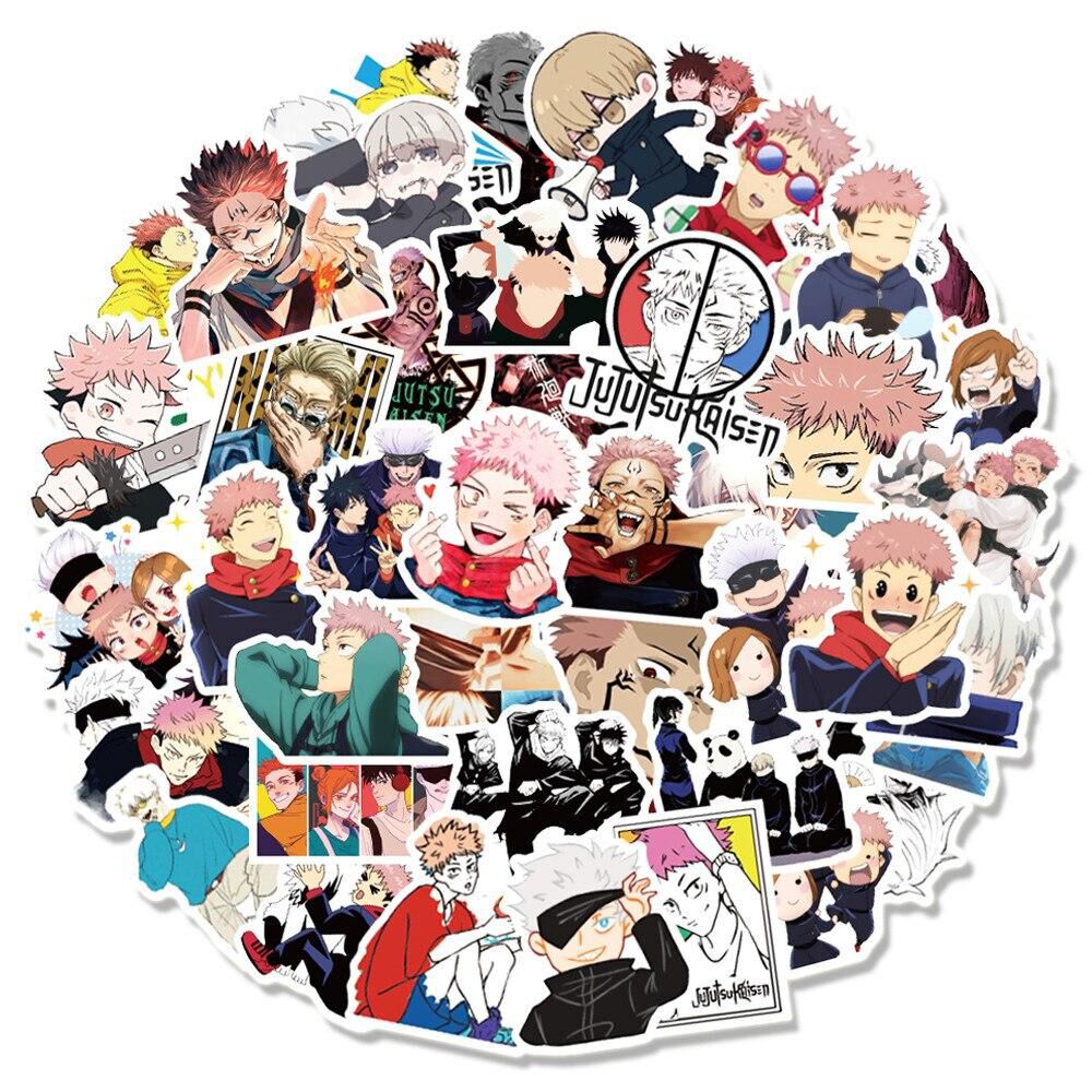 Stickers Jujutsu Kaisen Gojo Sukuna (50 Unidades) image number 0.0