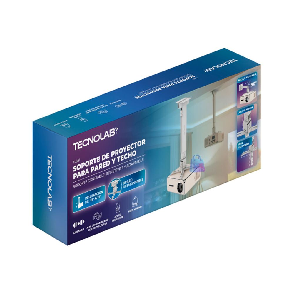 Soporte Proyector Techo Universal Ajustable 10kg - Ps image number 3.0