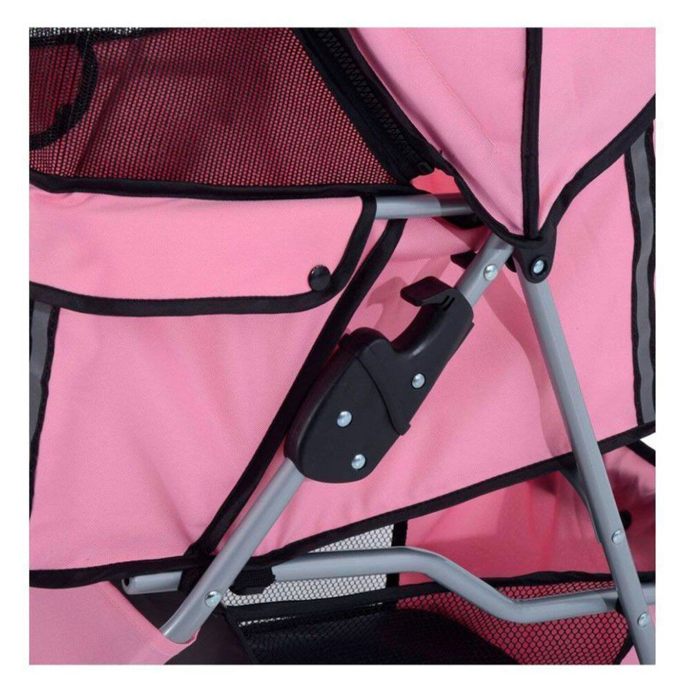 Coche Paseo Mascota Plegable Portatil 3 Ruedas image number 3.0