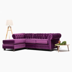 Sofá Seccional Barra Design Chesterfield Izquierdo / 4 Cuerpos