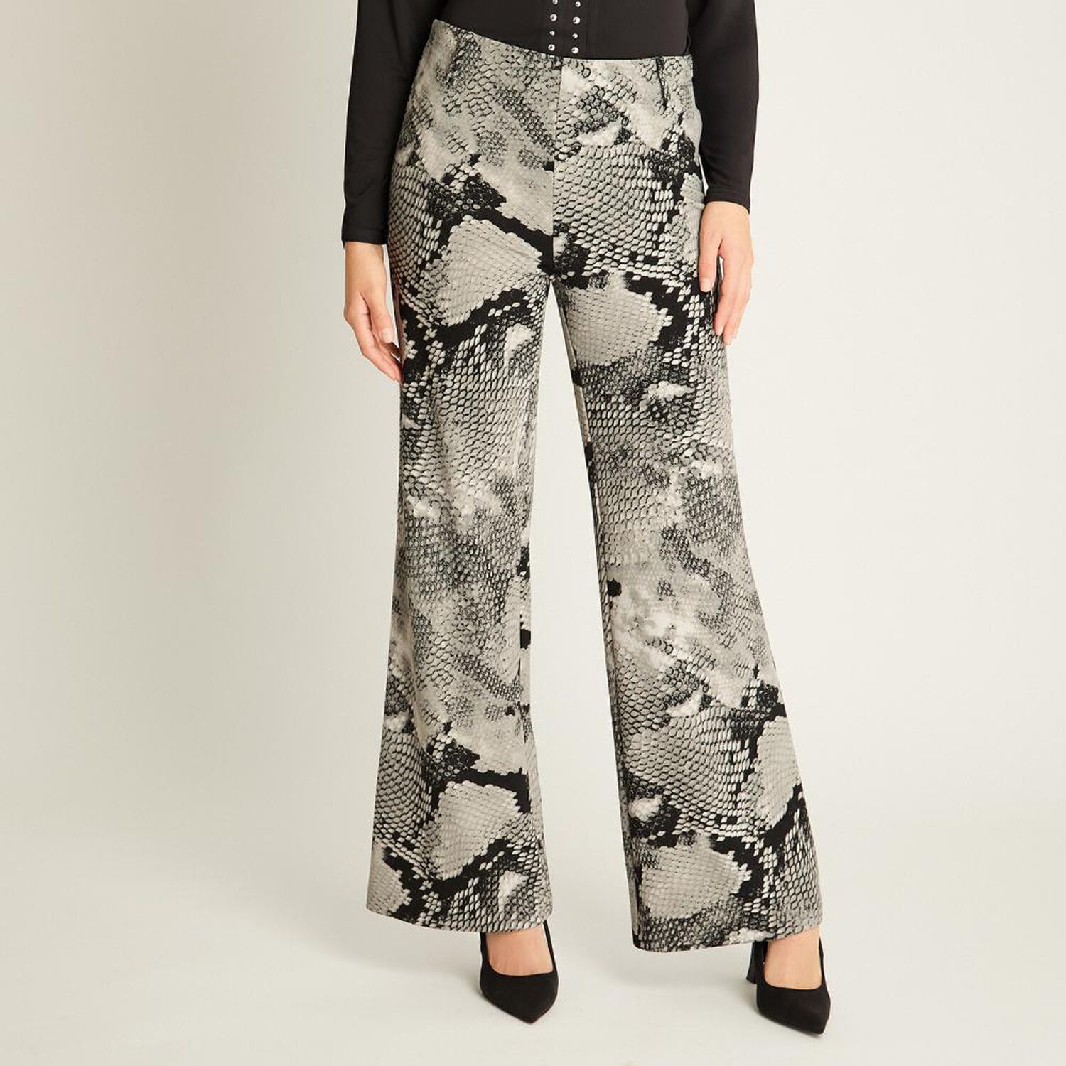 Pantal&oacute;n Tiro Alto Palazzo Mujer Lorenzo Di Pontti image number 0.0