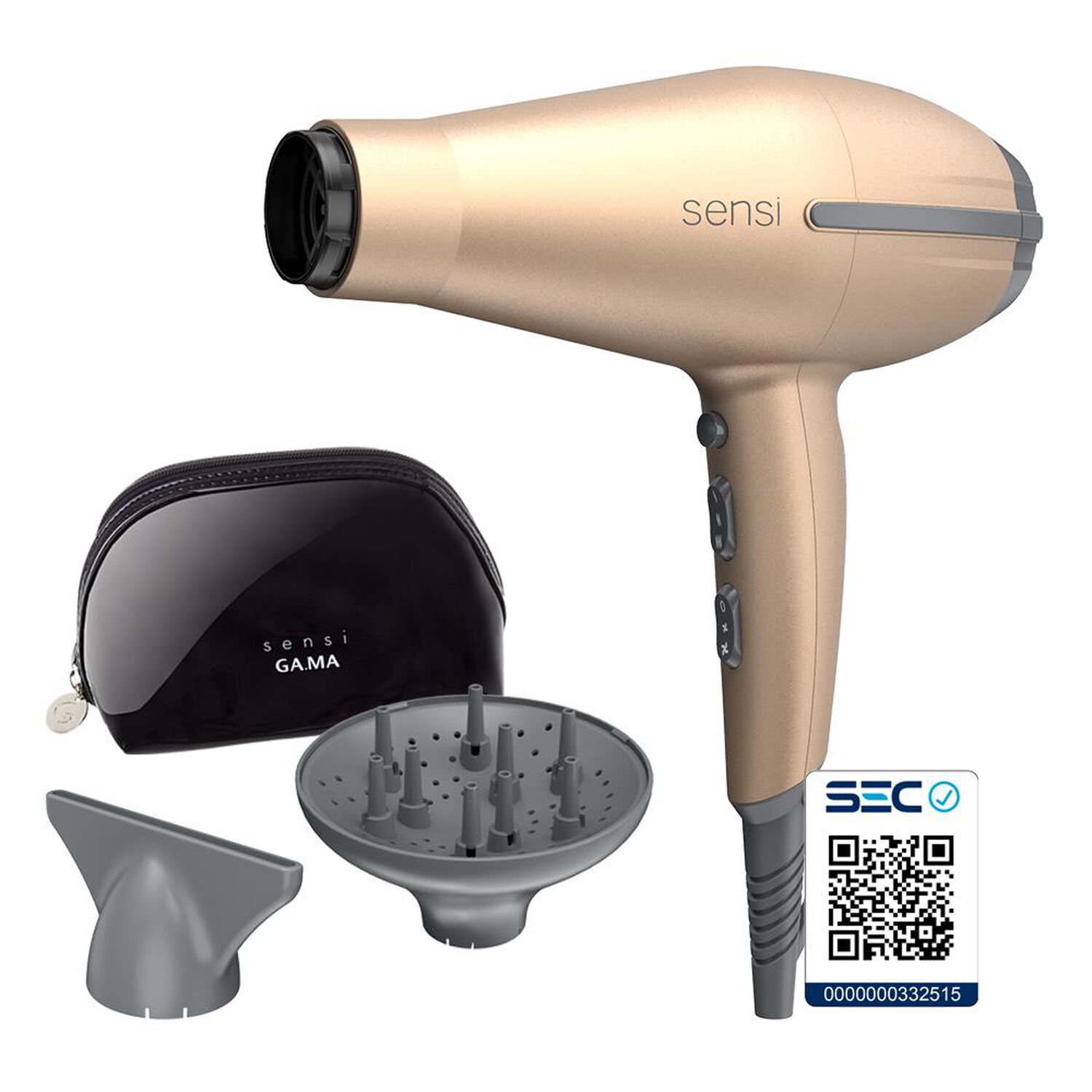 Secador De Pelo Gama Tempo 5D Sensi Gold image number 4.0