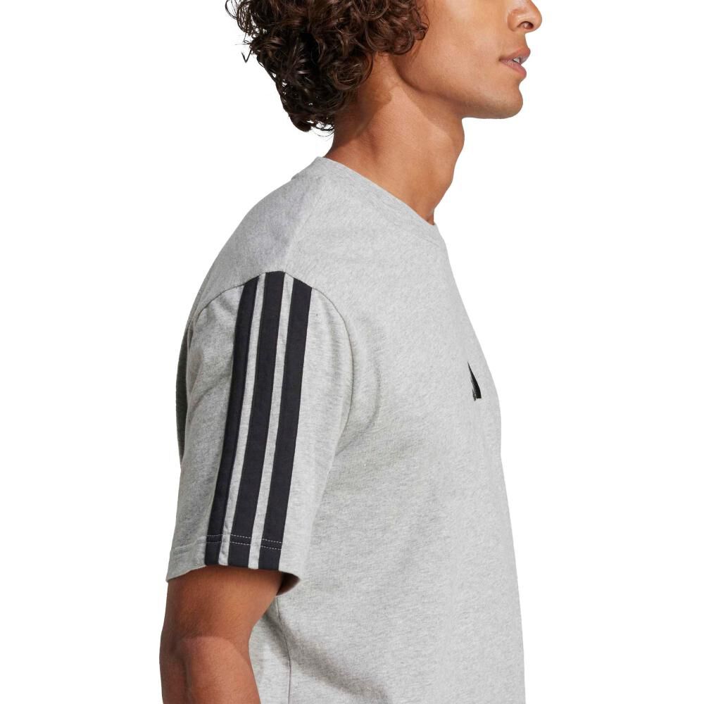 Camiseta Essentials Single Jersey 3 Bandas Adidas image number 4.0