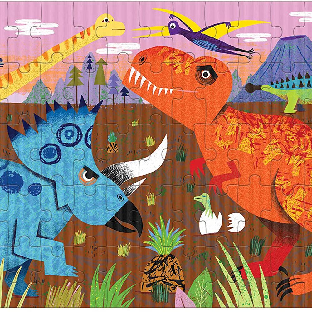 Puzzle 75pcs Lenticular Rugido De Dinosaurio Mudpuppy image number 1.0
