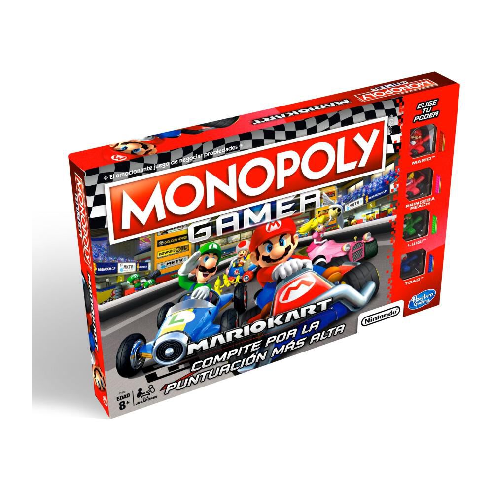 Juegos Familiares Monopoly Gamer Mario Kart image number 2.0