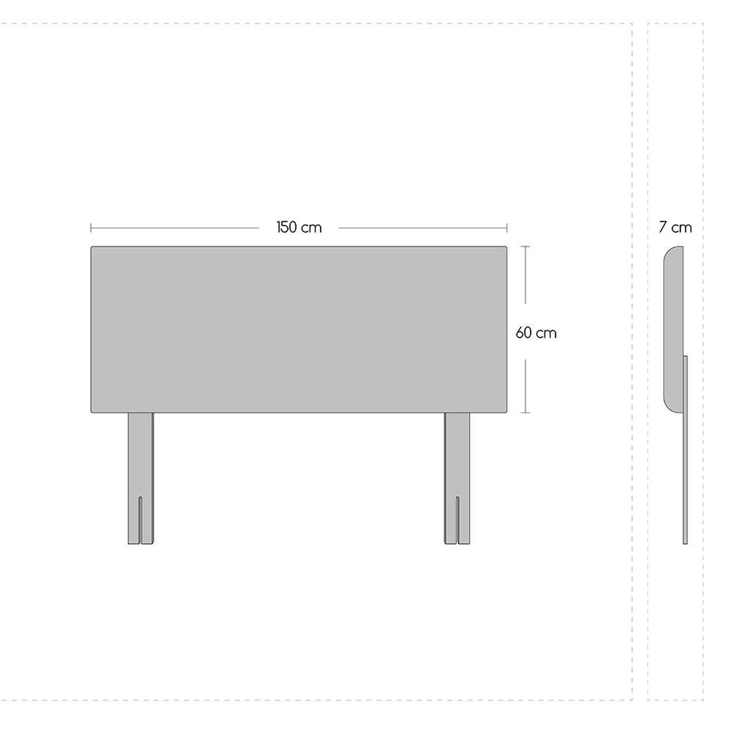 Cama Europea Celta Wake Up / 2 Plazas / Base Dividida + Respaldo image number 6.0