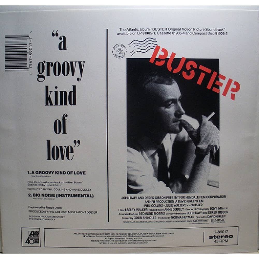 Phil Collins - A Groovy Kind Of Love | 7" Single Vinilo Usado image number 2.0