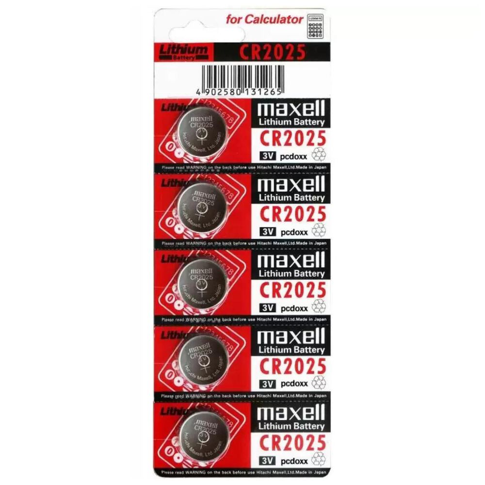 Pack 5 Pilas De Reloj Cr2025 3v Xc2025 image number 3.0