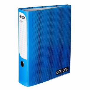 Archivador Oficio Ancho Colores Azul Col&oacute;n