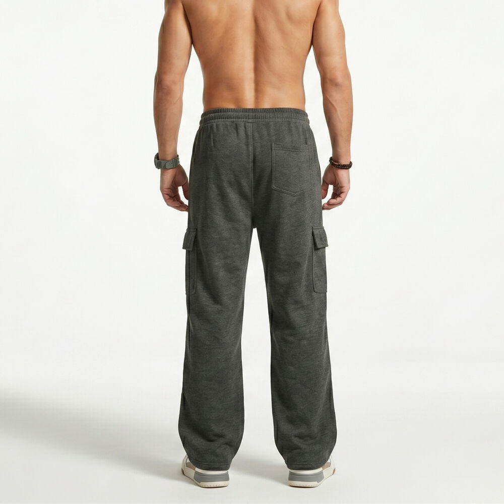Pantalon Buzo Cargo Forro Polar Hombre image number 2.0