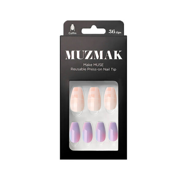 Muzmak - U&ntilde;as Press On Summer Check Coffin 36 U.